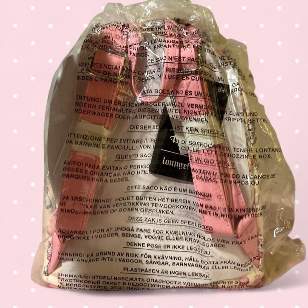 the aristocats marie cat macaron milk pink loungefly disney backpack - Picture 3 of 6
